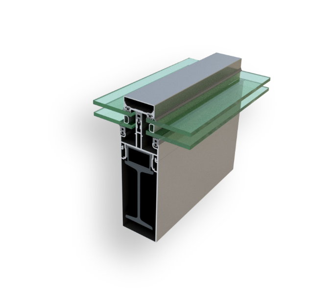 FC 65 Steel-Reinforced Curtain Wall System