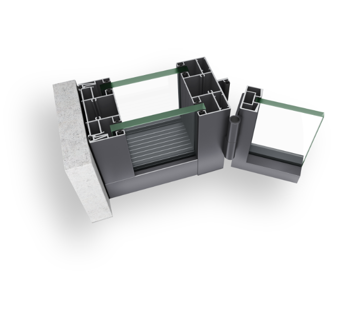 INTERNO 100 Double Glazed Office Partition System