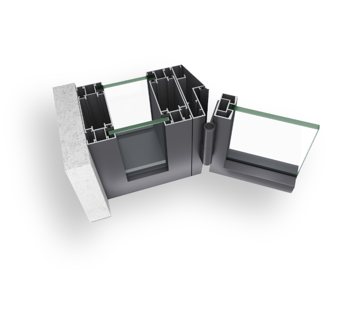 INTERNO 100-K Capped Office Partition System