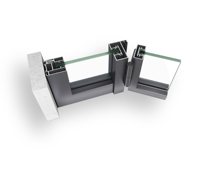 INTERNO 42 Single Glazed Office Partition System