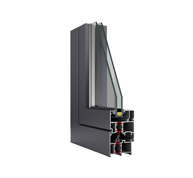 THS-62 Thermal Window & Door System (Flat Sash)