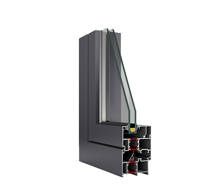 THS-68 Thermal Window & Door System (Flat Sash)