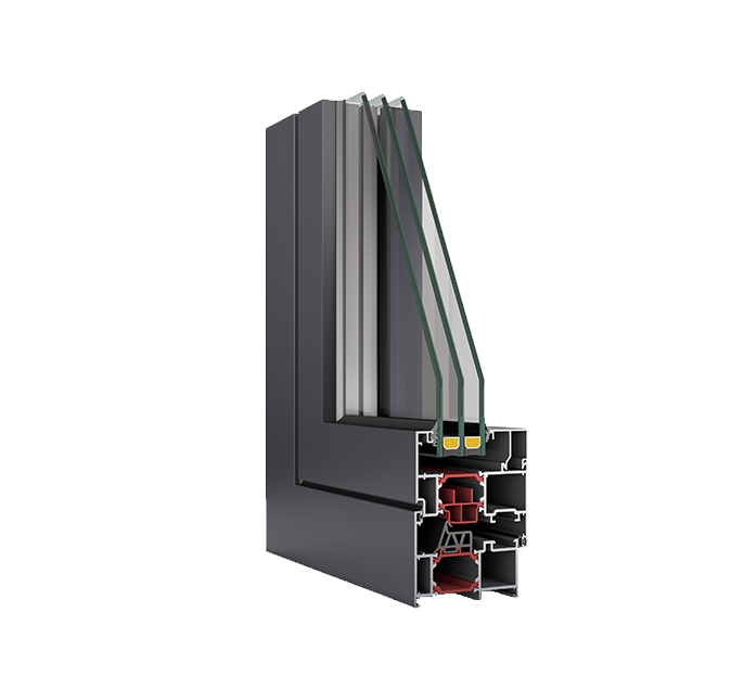 THS-78 Thermal Window & Door System (Flat Sash)