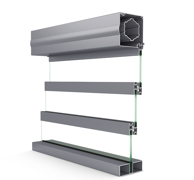 G-100 Motorised Guillotine Glass Balcony System