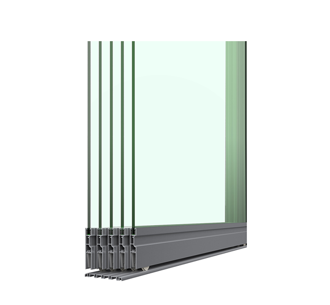 AB-100 Sliding Glass Balcony System